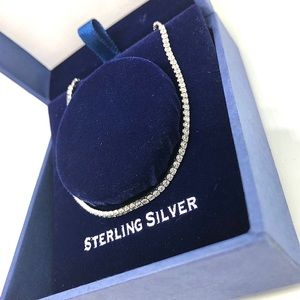 NWOT Sterling Silver Cubic Zirconia Bracelet
